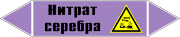 Маркировка трубопровода "нитрат серебра" (a04, пленка, 252х52 мм)" - Маркировка трубопроводов - Маркировки трубопроводов "ЩЕЛОЧЬ" - Магазин охраны труда и техники безопасности stroiplakat.ru